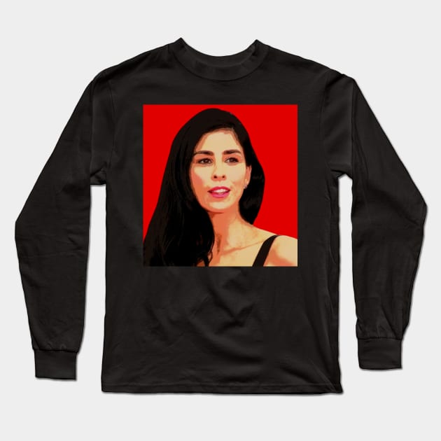 sarah silverman Long Sleeve T-Shirt by oryan80